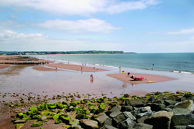 Dawlish Sands Holiday Park in Cornwall, South West England