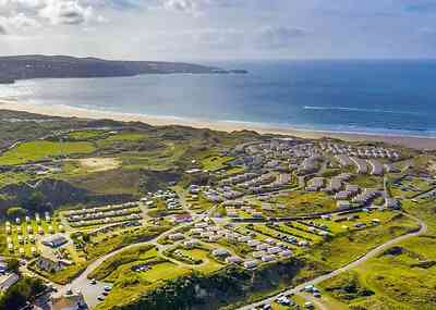 St Ives Bay Holiday Park in Cornwall, South West England